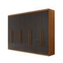 Imagem de Guarda Roupa Casal Heros com 8 Portas e 4 Gavetas MDF Moderna