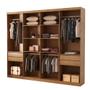 Imagem de Guarda Roupa Casal Heros com 8 Portas e 4 Gavetas MDF Moderna