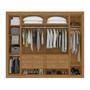 Imagem de Guarda-Roupa Casal Imperatore 6 Portas 6 Gavetas 100% Mdf 81668.282 Clean/Off White - Móveis Lopas