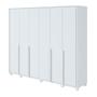 Imagem de Guarda-Roupa Casal Imperatore 6 Portas 6 Gavetas 100% Mdf 81668.284 Branco - Móveis Lopas