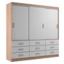 Guarda-Roupa Casal Isabela 3 PT 9 GV Off White - Modern Imagem de Guarda-Roupa Casal Isabela 3 PT 9 GV Off White