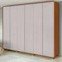 Imagem de Guarda-roupa Casal Loop 6 Portas com Pés100% MDF