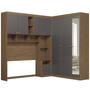 Guarda-roupa Casal Modulado Lugano com Espelho - Santos Andirá Imagem de Guarda-roupa Casal Modulado Lugano com Espelho