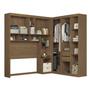 Guarda-roupa Casal Modulado Lugano com Espelho - Santos Andirá Imagem de Guarda-roupa Casal Modulado Lugano com Espelho