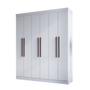 Imagem de Guarda-Roupa Casal New York 6 Portas 2 Gavetas 100% Mdf Branco - Doripel