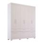 Imagem de Guarda-Roupa Casal Porto 7 PT 5 GV Branco