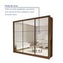 Imagem de Guarda Roupa Casal Premium Ravena 242cm com Espelho 3 Portas 6 Gavetas Espresso Móveis