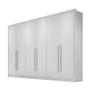 Imagem de Guarda-Roupa Casal Robust Branco 6 Portas 8 Gavetas  Novo Horizonte