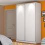 Imagem de Guarda-Roupa Closet 147cm 2 Portas 100% MDF Branco