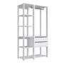 Imagem de Guarda Roupa Closet 2 Peças com 1 Cabideiros 2 Gavetas e 6 Nichos Easy Prodecor