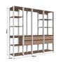 Imagem de Guarda Roupa Closet 4 Peças com 2 Cabideiros 6 Gavetas e 11 Nichos Easy