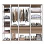 Imagem de Guarda Roupa Closet 4 Peças com 2 Cabideiros 6 Gavetas e 11 Nichos Easy