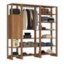 Imagem de Guarda-Roupa Closet com 1 Cabideiro 1 Porta com 2 Prateleiras e 12 Nichos Yes