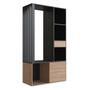 Imagem de Guarda-roupa Closet com 1 Gaveta 1 Cabideiro 2 Prateleiras e 1 Porta Cl100