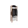 Imagem de Guarda Roupa Closet Modulado AZ1011 c/ 2 Gavetas e 1 Prateleira cor Amêndoa/Branco - Tecno Mobili
