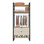 Imagem de Guarda-Roupa Closet Modulado Industrial Philly 2 GV Cedro e Off White 101 cm