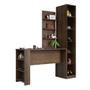 Imagem de Guarda Roupa Closet sem Portas com 6 Prateleiras e Bancada com Painel Prime Luciane Móveis