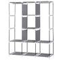 Guarda Roupa Dobrável Organizador De Roupa Café 88130b - DecoTeam Imagem de Guarda Roupa Dobrável Organizador De Roupa Café 88130b
