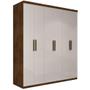 Imagem de Guarda Roupa Dubai Casal Seis Portas Malbec Off White