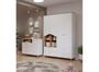 Imagem de Guarda Roupa e Cômoda Retro Casinha Permobili MDF