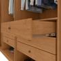 Imagem de Guarda Roupa Easy Space 6 Portas Com Espelho Amendoa Clean