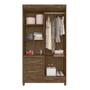 Imagem de Guarda Roupa Infantil Castanho Wood