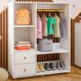 Imagem de Guarda-Roupa Infantil Montessoriano 2 Gavetas Branco - Olivar Móveis