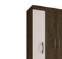 Imagem de Guarda Roupa Lion 3 portas 2 gavetas com chave  - Móveis Leão