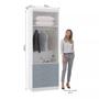 Imagem de Guarda Roupa Modulado 90cm 2 Portas e 4 Gavetas Alpes Luciane Móveis