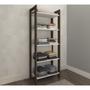 Imagem de Guarda Roupa Modulado Closet 5 Prateleiras AZ1005 Branco Nogal Tecno Mobili