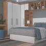 Imagem de Guarda Roupa Modulado Infinity c/1 Porta - Macadâmia/Branco Line