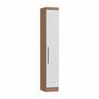 Imagem de Guarda Roupa Modulado Infinity c/1 Porta - Macadâmia/Branco Line