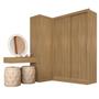 Imagem de Guarda Roupa Modulado Porta De Correr Anne Boreal - Móveis Arapongas