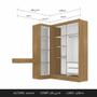 Imagem de Guarda Roupa Modulado Porta De Correr Anne Boreal - Móveis Arapongas