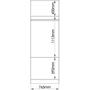 Imagem de Guarda Roupa Modulado Requinte com 2 Portas - Duna Line/Macadâmia