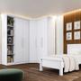 Imagem de Guarda Roupa Modulado Safira 009 em MDF Com 5 Portas e 6 Gavetas - Clic Móveis