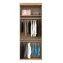 Imagem de Guarda Roupa Modular 2 Portas com Cabideiros MDF 90 cm Lotus Belmax