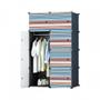 Imagem de Guarda roupa modular armario organizador arara cabideiro decorativo sapateira estante compacto