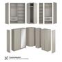 Imagem de Guarda Roupa Modulável 87,5cm com 2 Portas 100% MDF