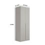 Imagem de Guarda Roupa Modulável 87,5cm com 2 Portas 100% MDF