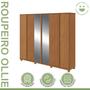 Imagem de Guarda-roupa Ollie 6 Portas 6 Gavetas 6 Prateleiras com Espelho e com Pés 100% MDF