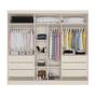 Imagem de Guarda Roupa Oslo 6 Portas 6 Gavetas com Espelho MDF - MadeMarcs