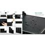 Imagem de Guarda roupa portatil com sapateira arara de roupas cabideiro modular com prateleiras organizador desmontavel kangur