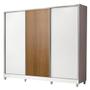 Imagem de Guarda-Roupa Royale 100% MDF 3 Portas de Correr 8 Pés Madesa