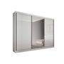 Imagem de Guarda Roupa Solteiro 3 Portas (1 c/ Espelho) e 6 Gavetas Toulon/Sonetto Plus Branco - Novo Horizonte