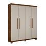 Imagem de Guarda Roupa Solteiro 4 Portas 100% MDF Master Benetil Moveis