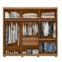 Imagem de Guarda Roupa Venice 6 Portas, 2 Gavetas e 4 Cabideiros com Pés - Demóbile