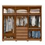 Imagem de Guarda Roupa Venice 6 Portas, 4 Gavetas e 4 Cabideiros com Pés - Demóbile