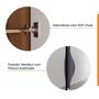 Imagem de Guarda Roupas Modulado com Espelho 3 Portas com Cabideiro Hera Cabecasa Madeiramadeira