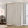 Imagem de Guarda Roupas Modulado Solteiro 176cm 2 Portas de Correr 100% Mdf Royal